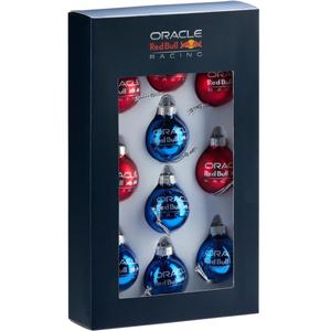 Zestaw ozdób choinkowych Red Bull Christmas Bauble 10 szt. granatowo-czerwony