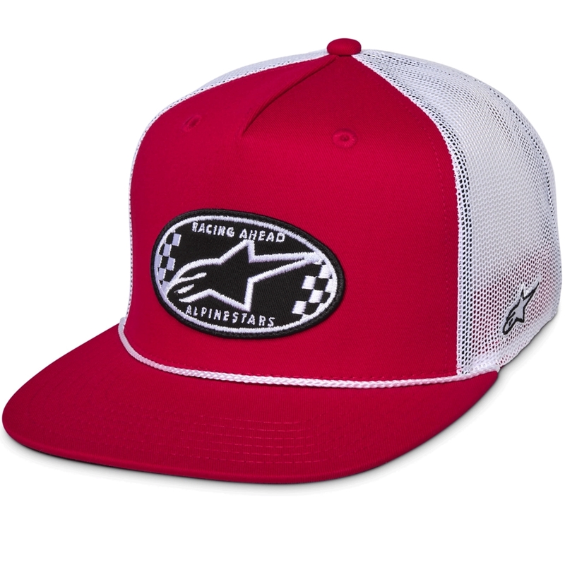 Czapka Alpinestars Contender Trucker w kolorze czerwono-białym