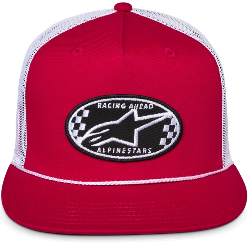 Czapka Alpinestars Contender Trucker w kolorze czerwono-białym