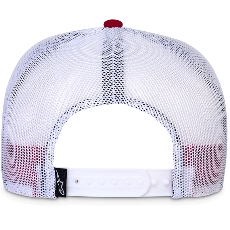 Czapka Alpinestars Contender Trucker w kolorze czerwono-białym