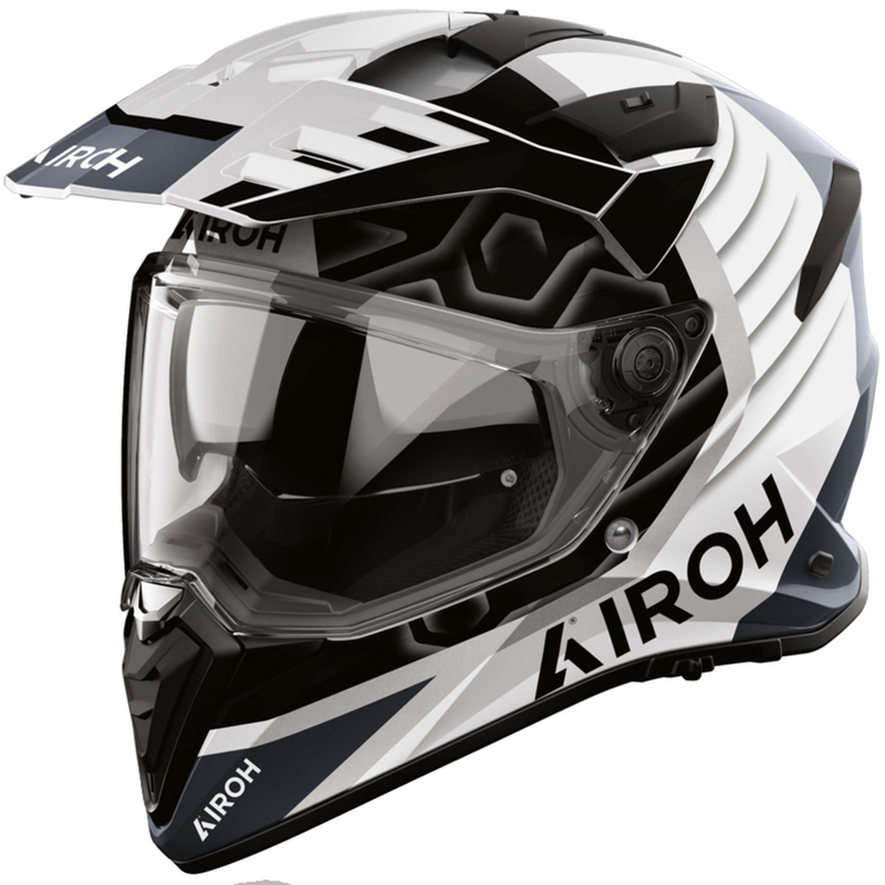 Kask motocyklowy enduro Airoh BADX-X Cube szary
