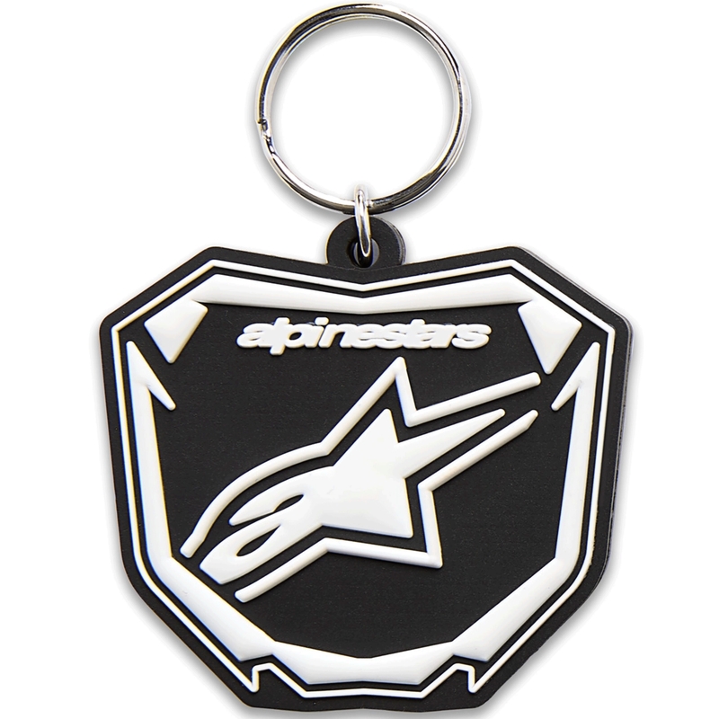 Brelok Alpinestars Plate czarno-biały