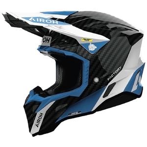 Kask motocyklowy motocrossowy Airoh Aviator Factory Petrol Carbon szary