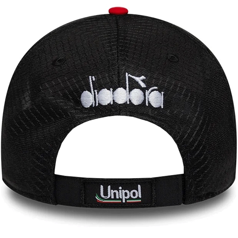 Czapka Ducati New Era Lenovo Bagnaia 63 czarno-czerwona
