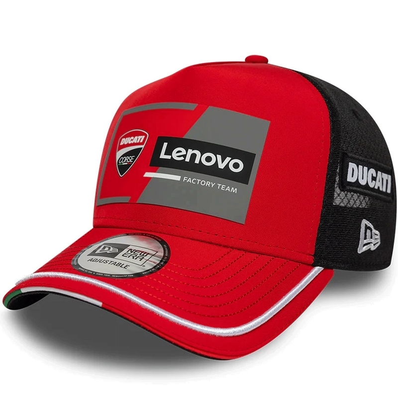 Czapka Ducati New Era Lenovo czarno-czerwona