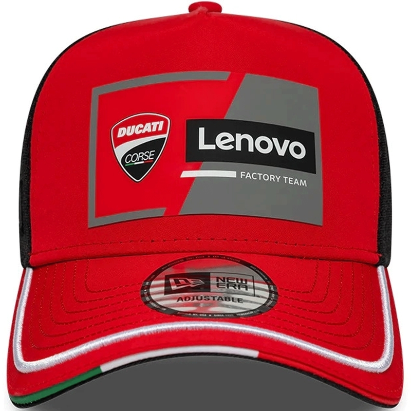 Czapka Ducati New Era Lenovo czarno-czerwona