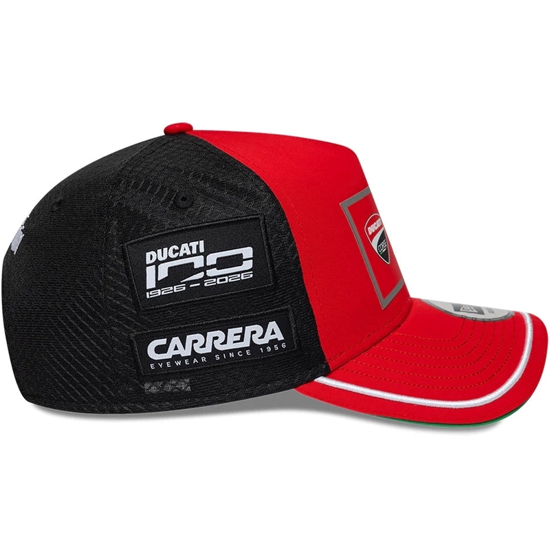 Czapka Ducati New Era Lenovo czarno-czerwona