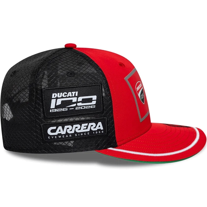Ducati New Era Lenovo Marquez 93 czapka czarno-czerwona