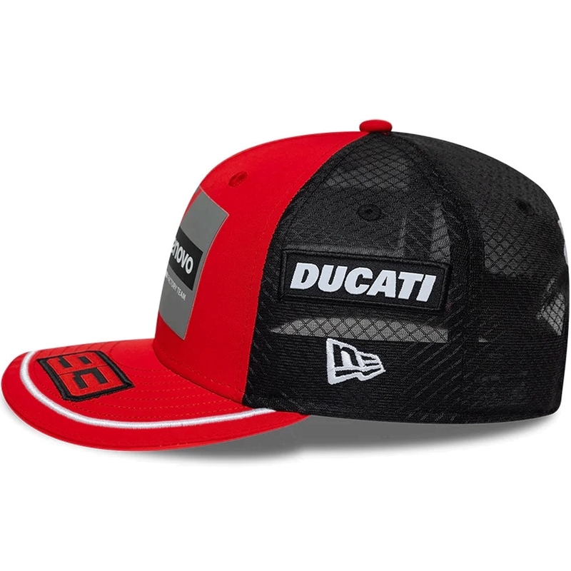 Ducati New Era Lenovo Marquez 93 czapka czarno-czerwona