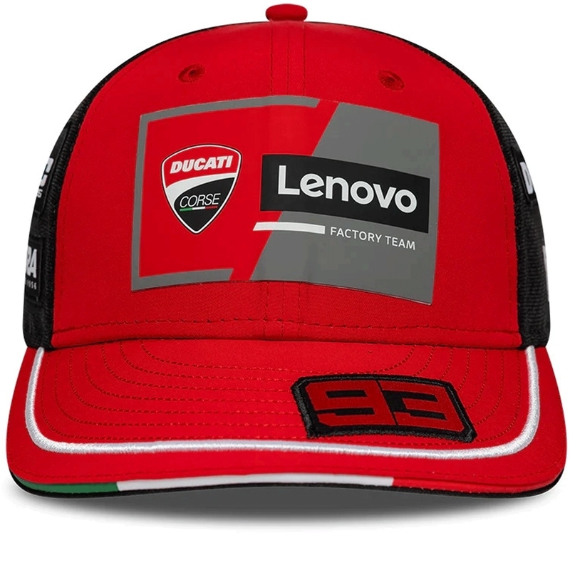 Ducati New Era Lenovo Marquez 93 czapka czarno-czerwona