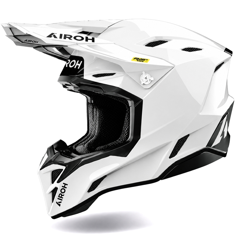 Kask motocrossowy Airoh Aviator Factory Color biały