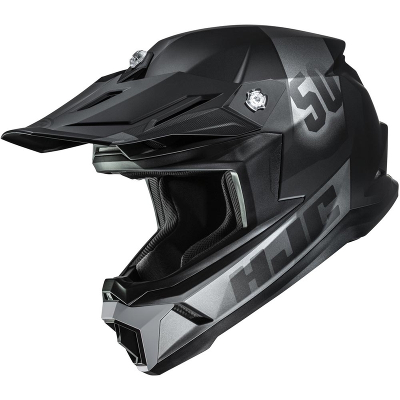 Kask motocrossowy HJC C50 Dash MC5SF czarno-szary