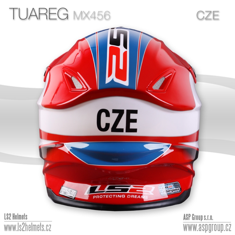 Kask motokrosowy LS2 MX456 Tuareg Czech wyprzedaż