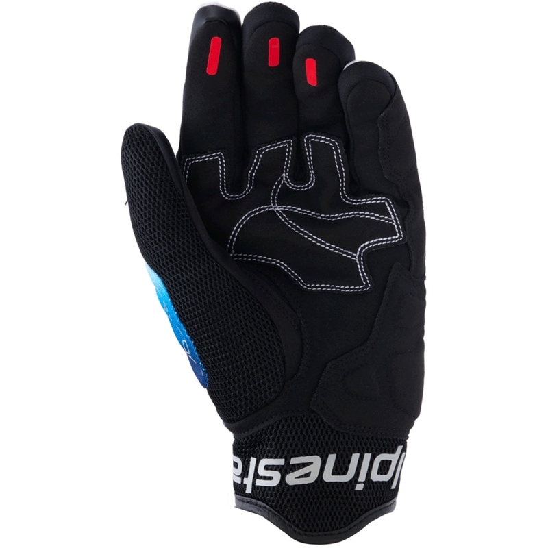Rękawice motocyklowe Alpinestars Mogress Airflow niebiesko-czarno-białe