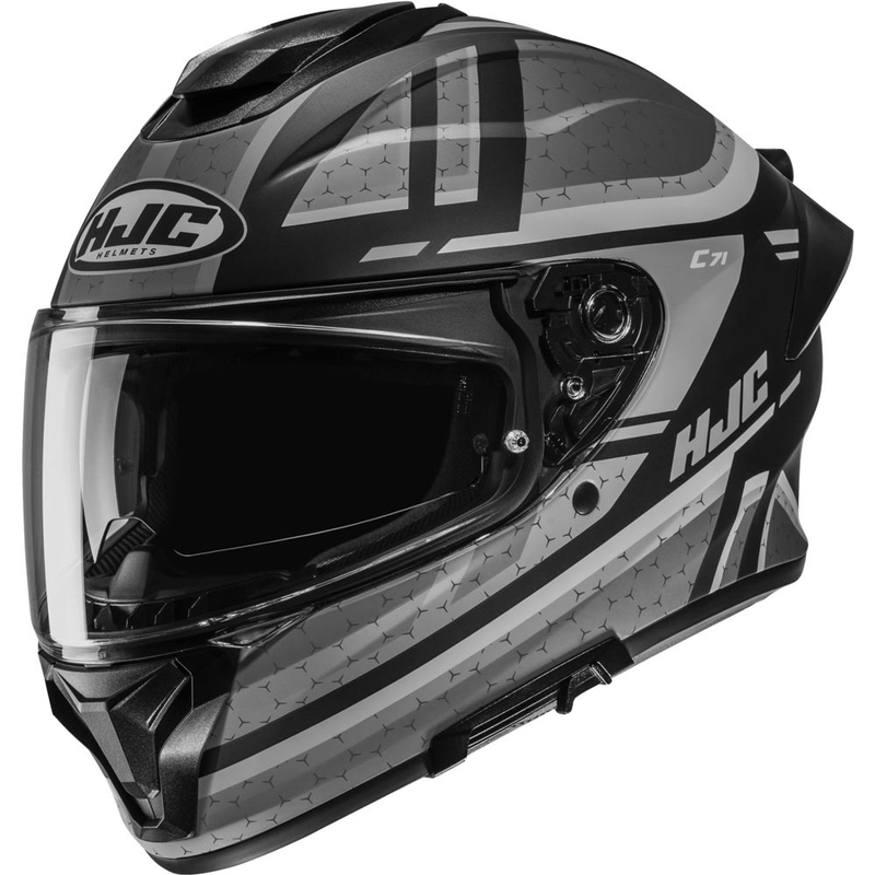 Kask motocyklowy integralny HJC C71 Novah MC5SF czarno-szary
