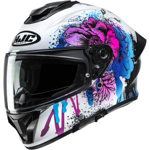 Kask motocyklowy integralny HJC C71 Roko MC28 biały