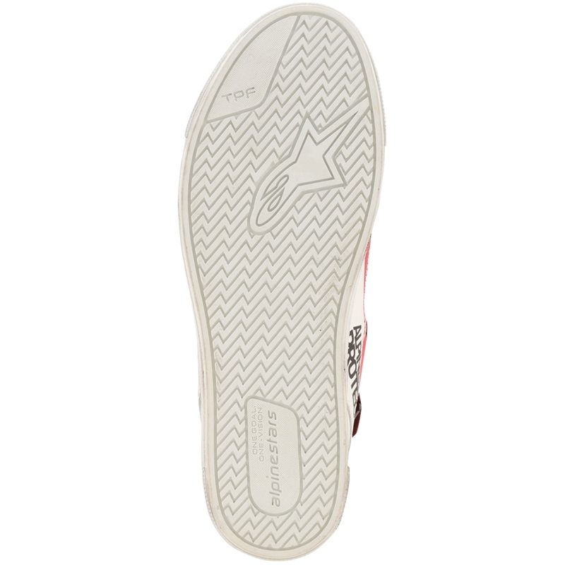 Buty motocyklowe Alpinestars Stated Flair biało-czerwone