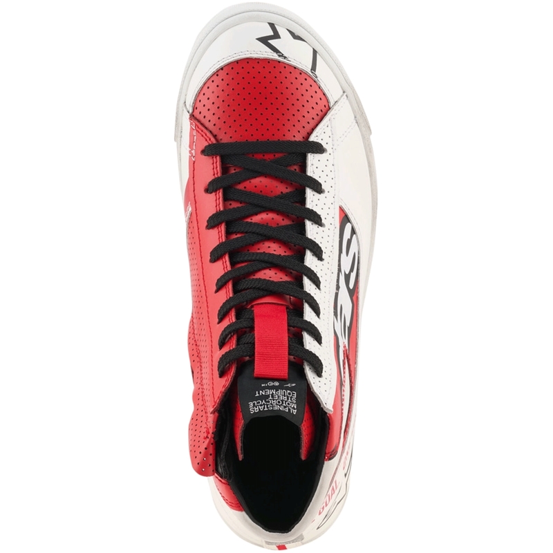 Buty motocyklowe Alpinestars Stated Flair biało-czerwone
