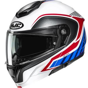 Kask motocyklowy typu flip-up HJC C92 Ragna MC21 biało-czerwono-niebieski
