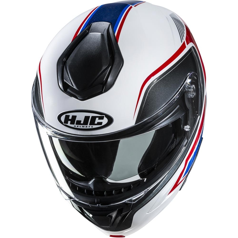 Kask motocyklowy typu flip-up HJC C92 Ragna MC21 biało-czerwono-niebieski
