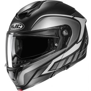 Kask motocyklowy typu flip-up HJC C92 Ragna MC5SF czarno-szaro-biały