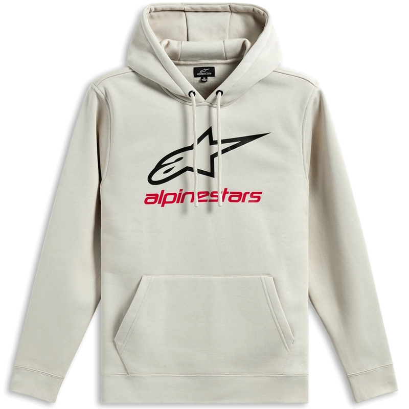 Bluza z kapturem Alpinestars Always 3 kremowo-biało-czarno-czerwona