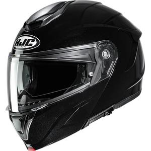 Kask motocyklowy typu flip-up HJC C92 Solid metaliczny czarny