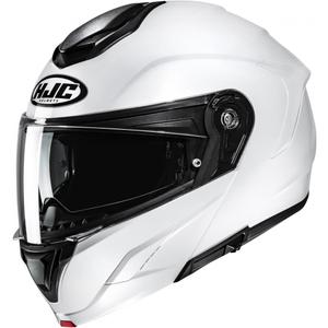 Kask motocyklowy typu flip-up HJC C92 Solid perłowo-biały