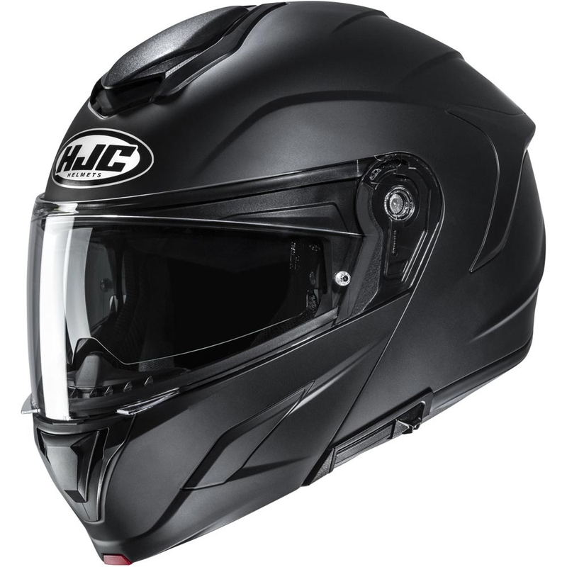 Kask motocyklowy typu flip-up HJC C92 Solid półmatowy czarny