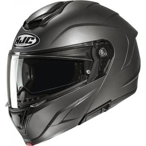 Kask motocyklowy typu flip-up HJC C92 Solidny, półmatowy tytan