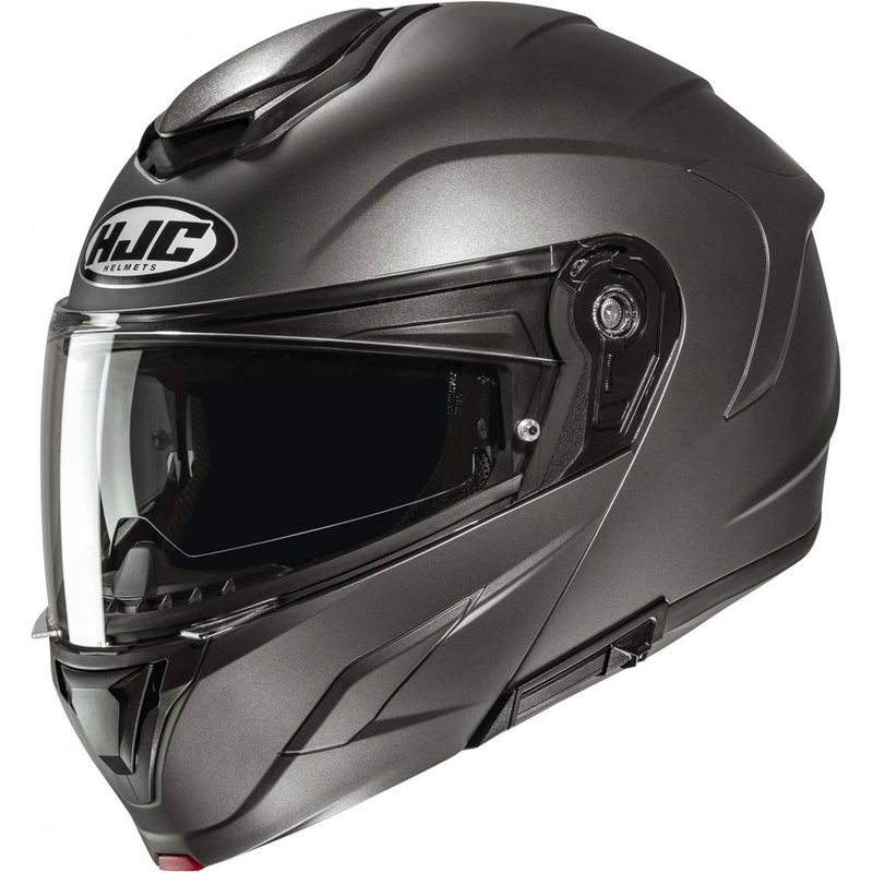 Kask motocyklowy typu flip-up HJC C92 Solidny, półmatowy tytan