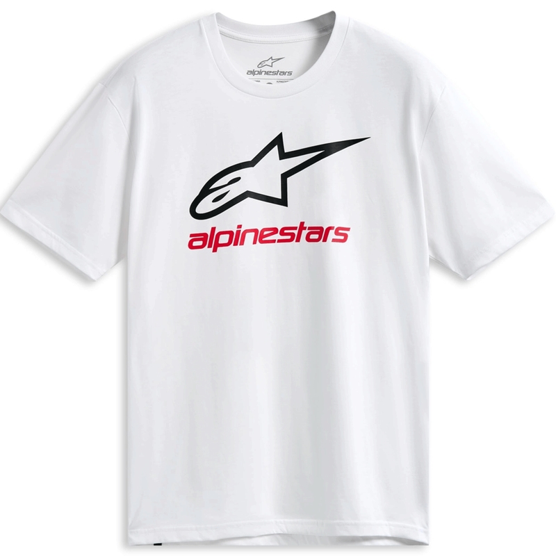 Koszulka Alpinestars Always 2.0 CSF biało-czarno-czerwona