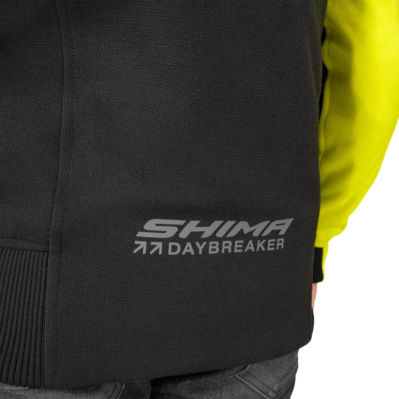 Bluza motocyklowa Shima Daybreaker czarno-fluo-żółta