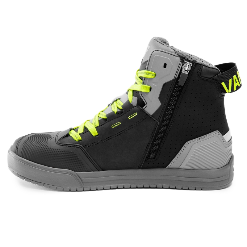 Buty motocyklowe Rebelhorn Vandal II czarno-szaro-fluo-żółte