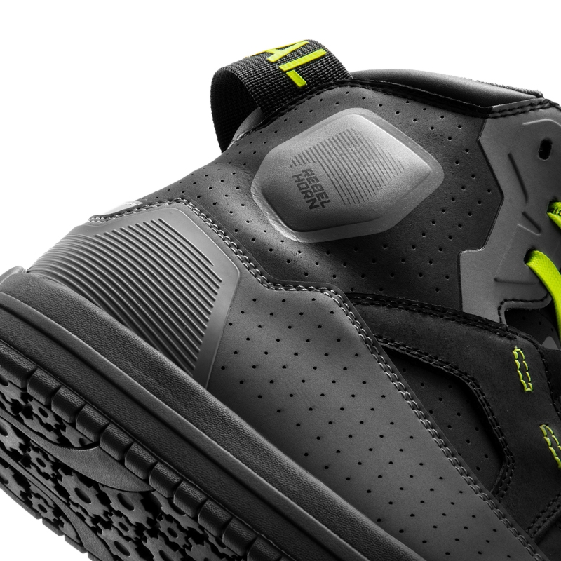 Buty motocyklowe Rebelhorn Vandal II czarno-szaro-fluo-żółte