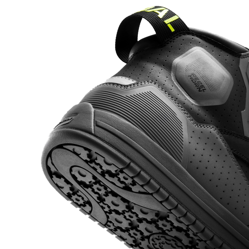 Buty motocyklowe Rebelhorn Vandal II czarno-szaro-fluo-żółte