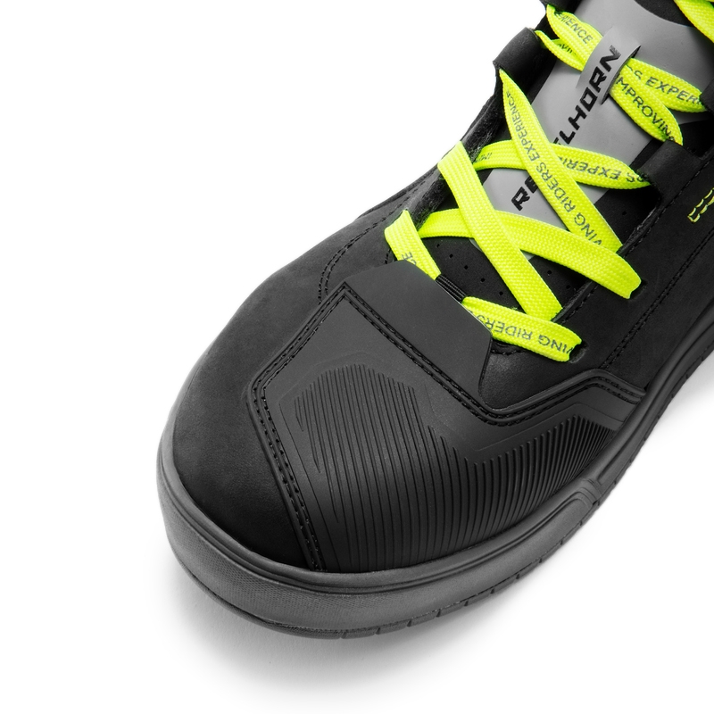 Buty motocyklowe Rebelhorn Vandal II czarno-szaro-fluo-żółte