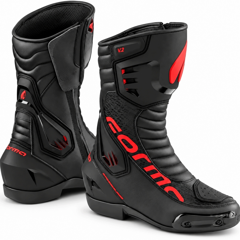 Buty motocyklowe Forma Freccia EVO V.2 czarno-czerwone