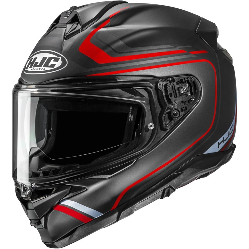 Kask motocyklowy integralny HJC F72 Oflo MC1SF matowy czarno-czerwony