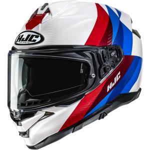 Kask motocyklowy integralny HJC F72 Racero MC21 biało-czerwono-niebieski