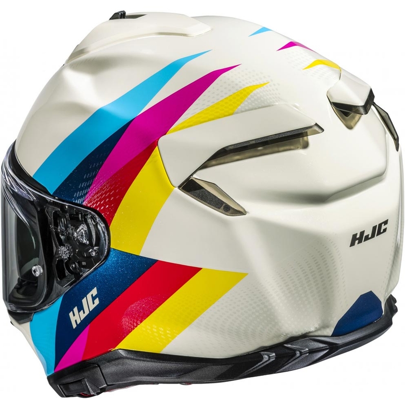 Kask motocyklowy integralny HJC F72 Racero MC23 biały