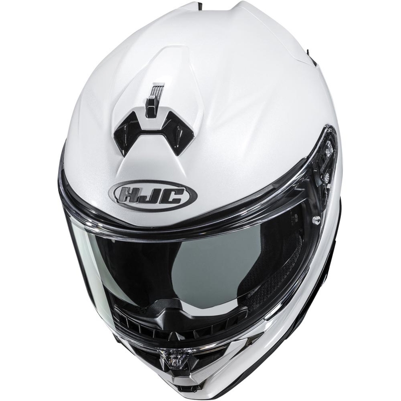 Kask motocyklowy integralny HJC F72 Solid perłowo-biały