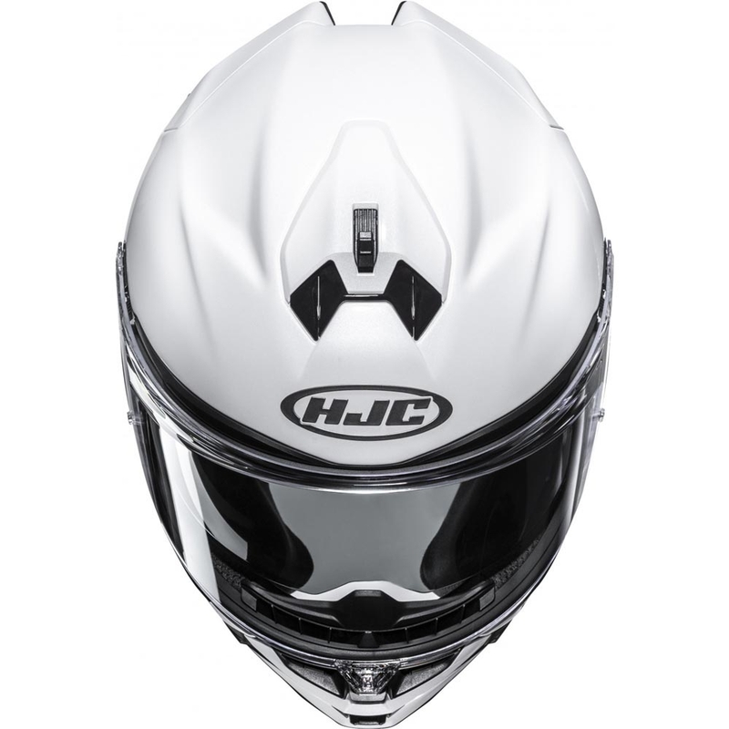 Kask motocyklowy integralny HJC F72 Solid perłowo-biały
