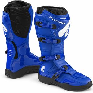 Buty motocrossowe Forma Traction niebiesko-czarno-białe