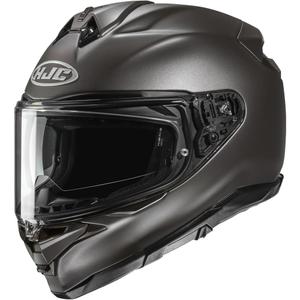 Kask motocyklowy integralny HJC F72 Solid, półmatowy, tytanowo-szary