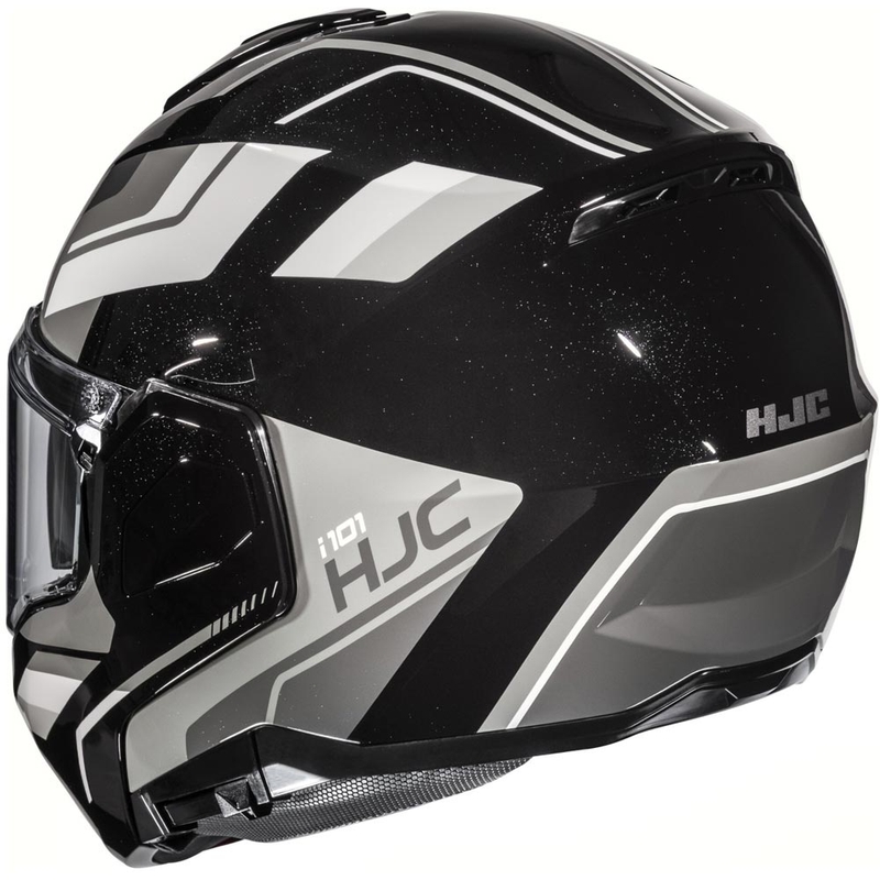 Kask motocyklowy typu flip-up HJC i101 Krone MC5 czarno-szaro-biały