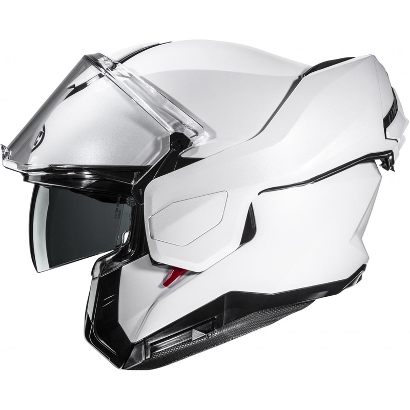 Kask motocyklowy typu flip-up HJC i101 Solid perłowo-biały