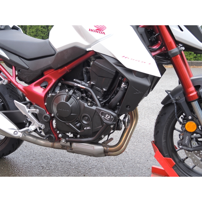 Engine guards RDMOTO Black (with protectors) for HONDA CB 750 Hornet 2022-2025