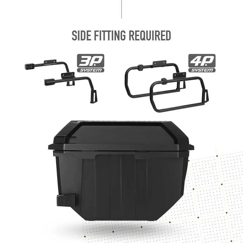 Side cases SHAD TR27 Aluminium (pair)