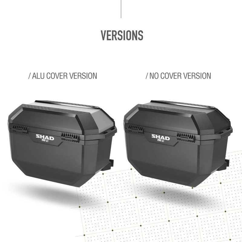 Side cases SHAD TR27 Aluminium (pair)